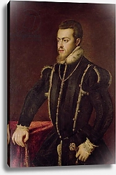 Постер Тициан (Tiziano Vecellio) Portrait of Philip II of Spain