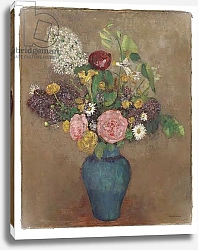 Постер Редон Одилон Vase of flowers 12