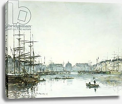 Постер Буден Эжен (Eugene Boudin) Le Havre, Le Bassin du Commerce, 1894