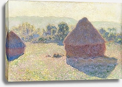 Постер Моне Клод (Claude Monet) Стог сена в полдень 2