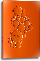 Постер Оранжевые пузыри