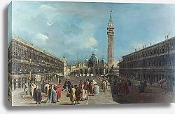 Постер Гварди Франческо (Francesco Guardi) Венеция - Пьяцца Сан Марко 2