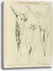 Постер Рубенс Петер (Pieter Paul Rubens) Three studies of crucified figures