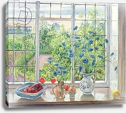Постер Истон Тимоти (совр) Cornflowers and Kitchen Garden
