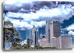 Постер Австралия, Сидней. Здания города
