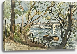 Постер Харпигнес Генри Джозеф Paris, View Of The Seine With The Carrousel Bridge