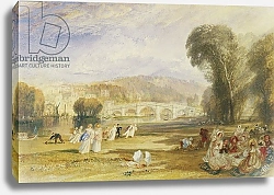 Постер Тернер Уильям (William Turner) Richmond Hill and Bridge, Surrey, c.1831