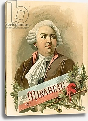 Постер Школа: Испанская 19в. Honore Gabriel Riqueti, comte de Mirabeau