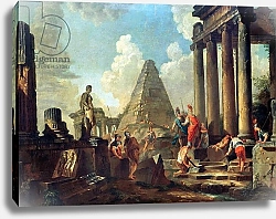 Постер Панини Джованни Паоло Alexander III the Great before the Tomb of Achilles