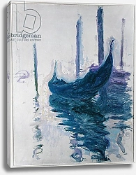 Постер Моне Клод (Claude Monet) Gondolas in Venice, 1908