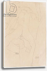 Постер Шиле Эгон (Egon Schiele) Lovers; Liebespaar, 1911