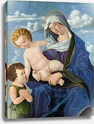 Постер Катена Винченцо Мадонна с младенцем с младенцем Святым Иоанном