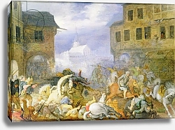 Постер Саверей Ролант Street Battle in the Malostranske Namesti at Prague, 15th February 1611, dated 1611