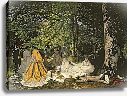 Постер Моне Клод (Claude Monet) Le Dejeuner sur l'Herbe, 1865-1866