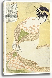 Постер Утамаро Китагава Courtesan Kneeling