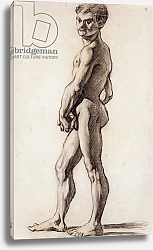 Постер Сезанн Поль (Paul Cezanne) PD.55-1961 Male Nude, c.1863