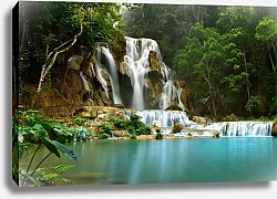 Постер  Водопад Куанг Си, Лаос