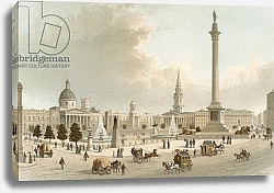 Постер Школа: Английская 19в. National Gallery--Trafalgar Square