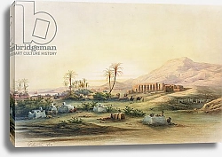 Постер Марилья Проспер Valley of the Nile with the Ruins of the Temple of Seti I, 1844
