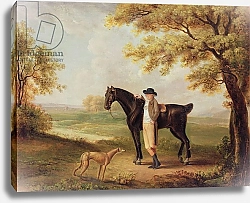 Постер Гаррад Джордж Horse, rider and whippet