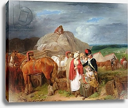 Постер Уитли Франсис Soldier with Country Women Selling Ribbons near a Military Camp, 1788