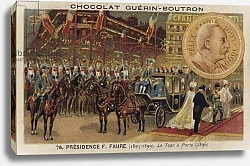 Постер Школа: Французская 20в. Tsar Nicholas II of Russia visiting Paris, 1896