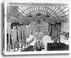 Постер Школа: Немецкая 18в. Banquet in the Romer Hall at Frankfurt-am-Main on 22nd December 1711
