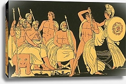 Постер Флексман Джон Athene repressing the fury of Achilles