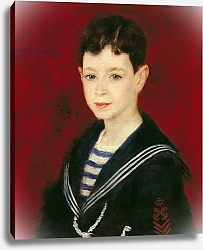 Постер Ренуар Пьер (Pierre-Auguste Renoir) Portrait of Fernand Halphen 1880