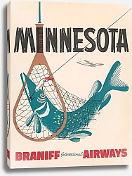 Постер Неизвестен Minnesota – Braniff International Airways