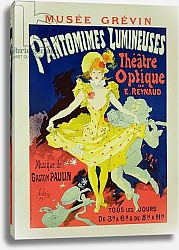 Постер Шере Жюль Reproduction of a Poster Advertising 'Pantomimes Lumineuses' at the Musee Grevin, 1892