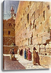 Постер At The Wailing Wall, 1873