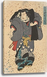 Постер Утагава Кунисада Actor Playing the Role of Nuregami