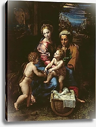 Постер Рафаэль (Raphael Santi) The Holy Family c.1518