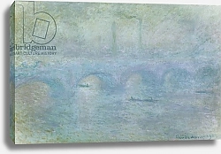 Постер Моне Клод (Claude Monet) Waterloo Bridge: Effect of the Mist, 1903