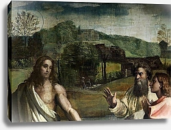 Постер Рафаэль (Raphael Santi) Christ's Charge to St. Peter