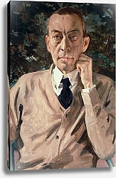Постер Сомов Константин Portrait of the composer, Sergei Vasilievich Rachmaninov 1925