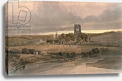 Постер Гиртин Томас Kirkstall Abbey, Yorkshire - Evening