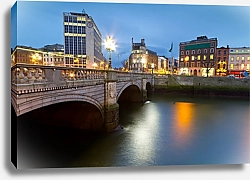 Постер Ирландия. Дублин.Мост  О’Коннелл