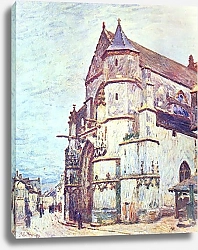 Постер Сислей Альфред (Alfred Sisley) Церковь в Море после дождя