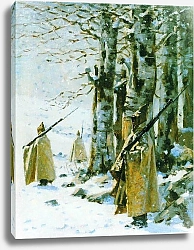 Постер Верещагин Василий Пикет на Балканах. Около 1878