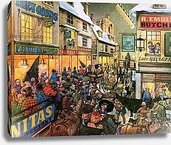 Постер Хук Ричард (дет) Christmas Shopping in the 1870s