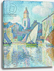 Постер Синьяк Поль (Paul Signac) Steeple of Saint Tropez, 1896