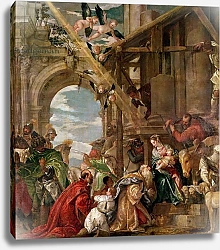 Постер Веронезе Паоло Adoration of the Kings, 1573