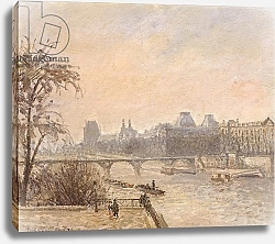 Постер Писсарро Камиль (Camille Pissarro) The Seine and the Louvre, 1903