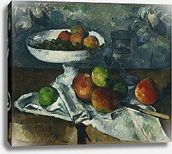 Постер Сезанн Поль (Paul Cezanne) Натюрморт с яблоками 8