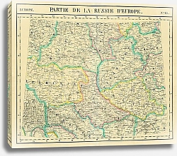Постер Карта: Россия в Европе №15, 1827 г. 1