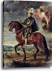 Постер Рубенс Петер (Pieter Paul Rubens) Philip II Crowned by Victory, 1628
