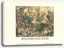 Постер Владимир Мономах (1113-1125) на охоте