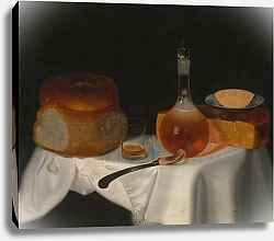 Постер Смит Джордж Still Life of Bread, Butter and Cheese